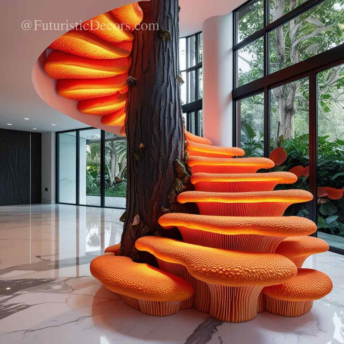 mushroom staircase