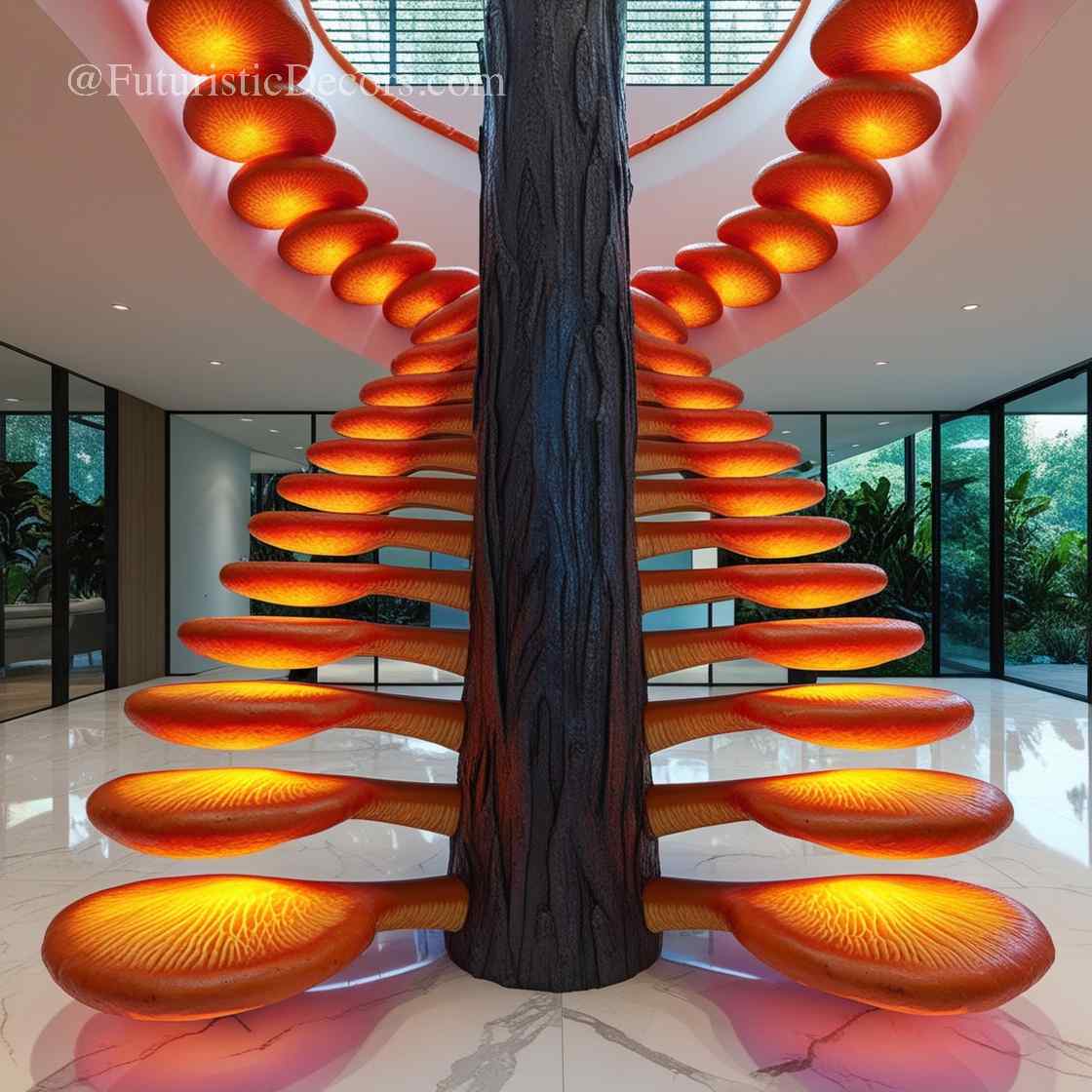 mushroom staircase