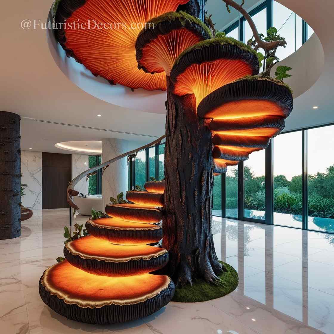 mushroom staircase