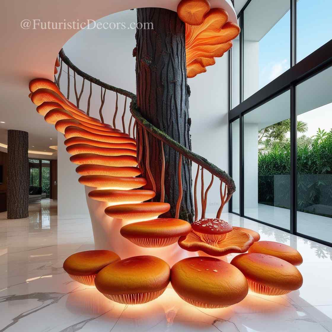 mushroom staircase