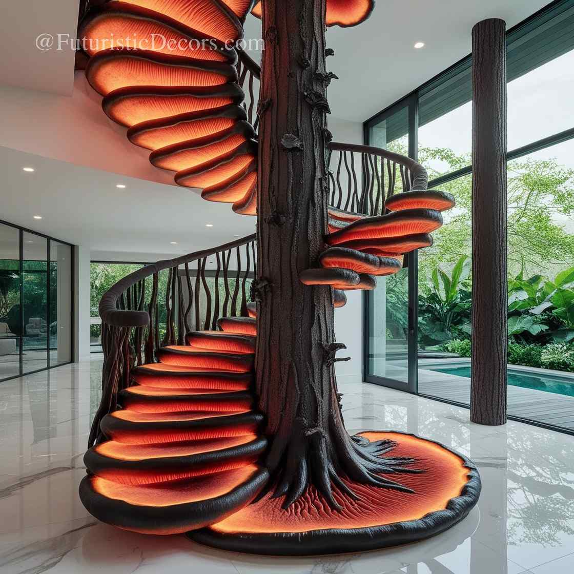 mushroom staircase