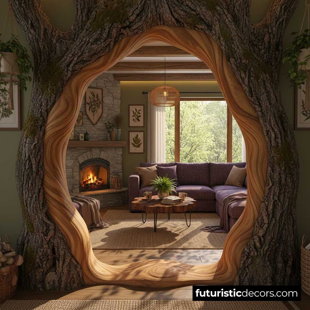 Tree Trunk Doorway