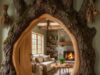 Tree Shaped Doorway — Blending Art, Craftsmanship & Nature Tree Trunk Doorway