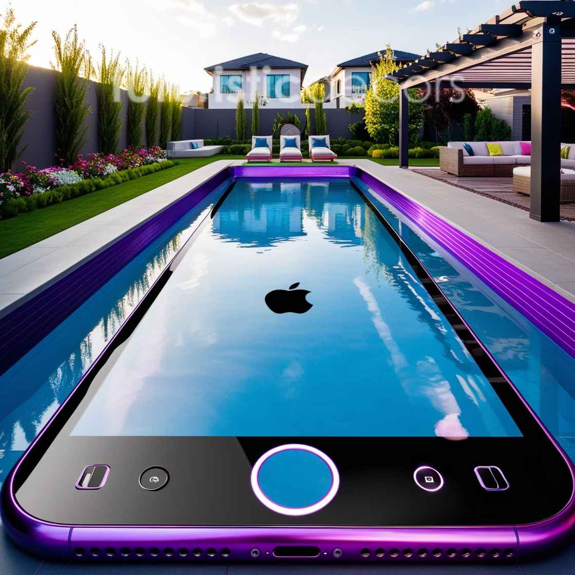 iPhone Shaped Pool