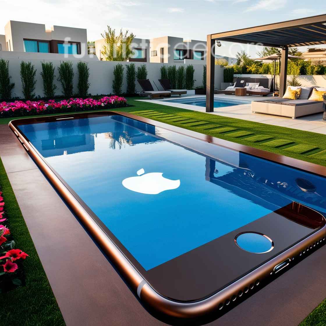 iPhone Shaped Pool