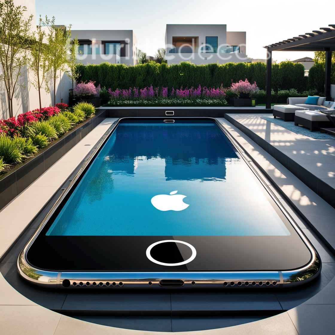 iPhone Shaped Pool