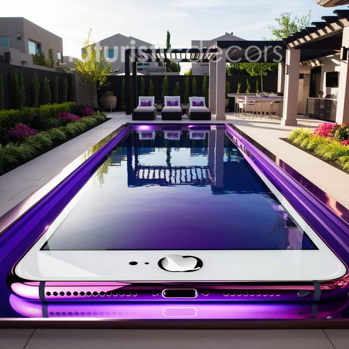 iPhone Shaped Pool