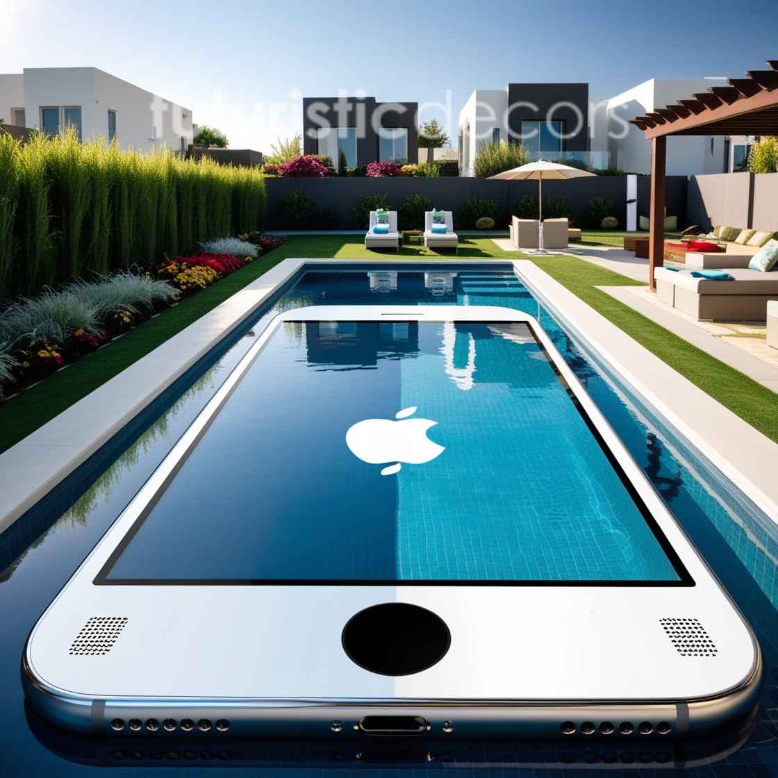 iPhone Shaped Pool