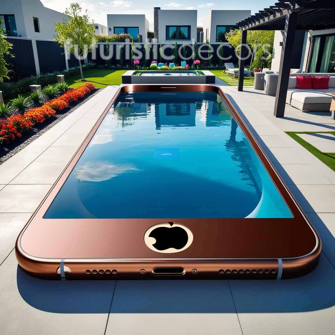 iPhone Shaped Pool