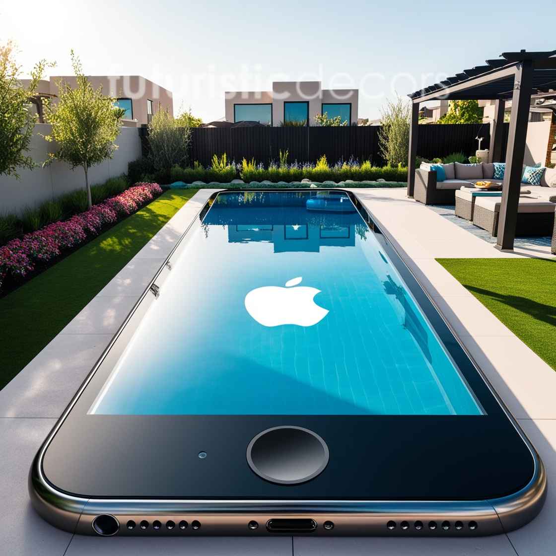 iPhone Shaped Pool