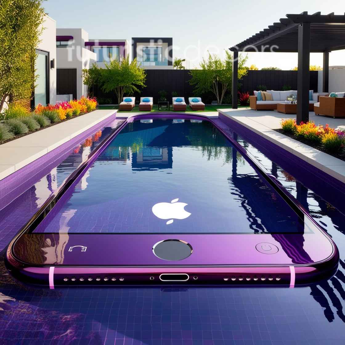 iPhone Shaped Pool