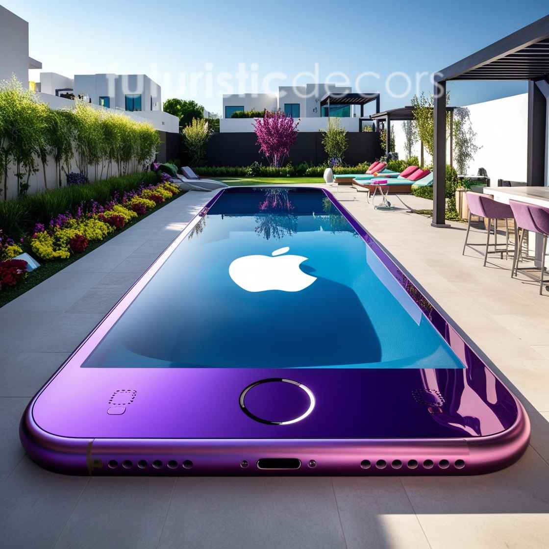 iPhone Shaped Pool