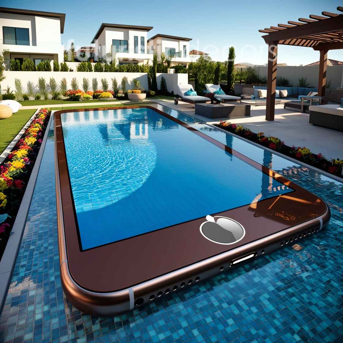 iPhone Shaped Pool