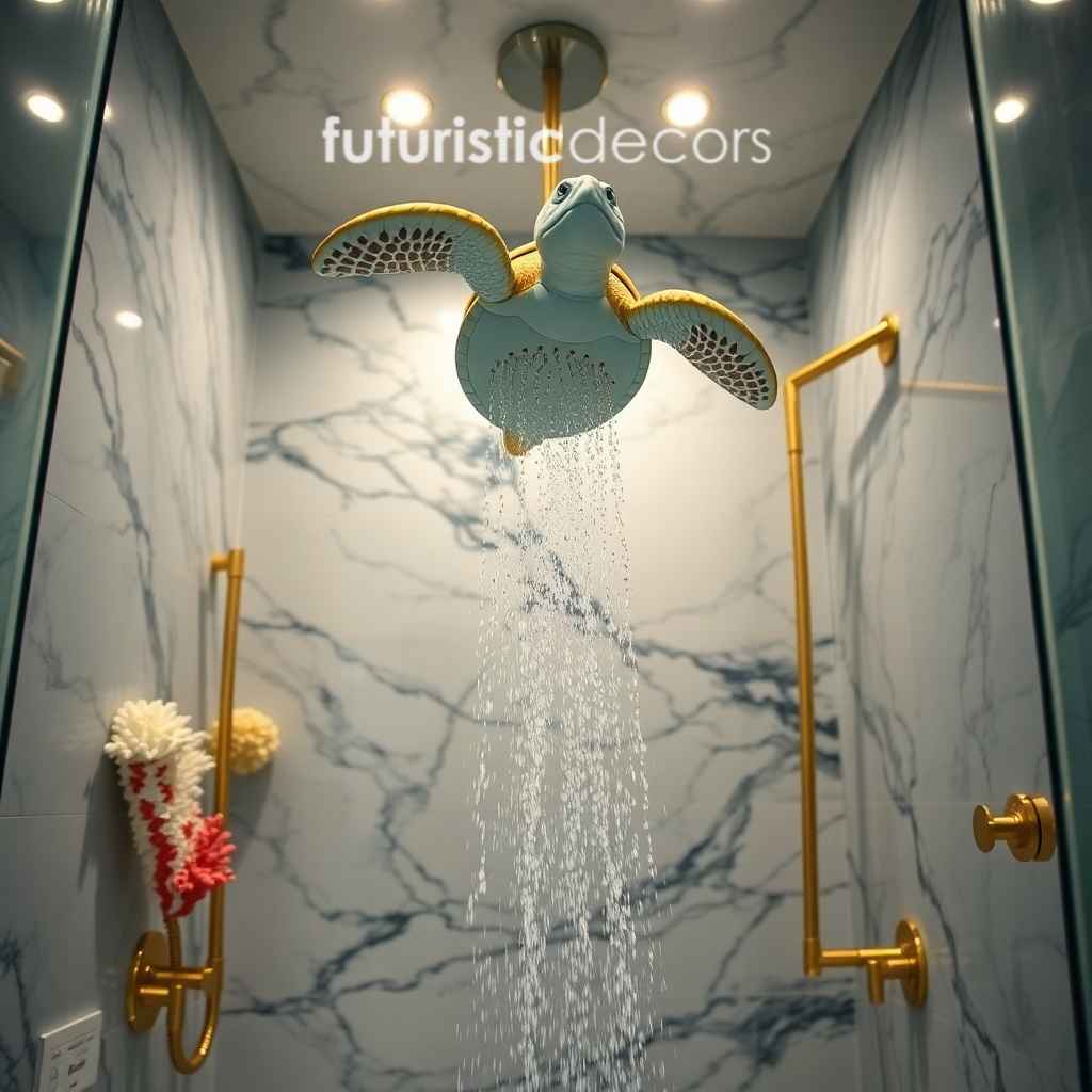 Sea Turtle Shower Head