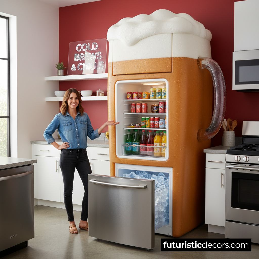 Beer Mug Shaped Fridges