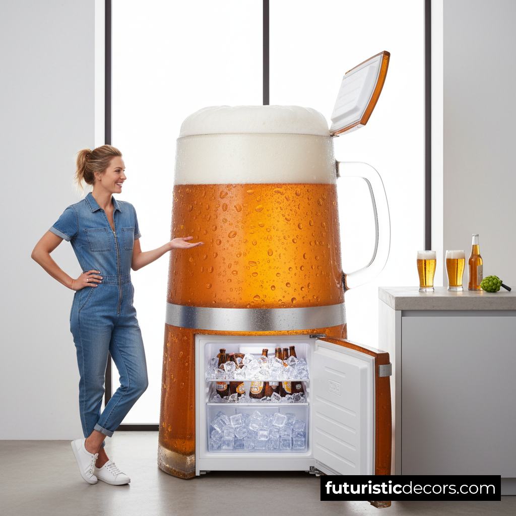 Beer Mug Shaped Fridges