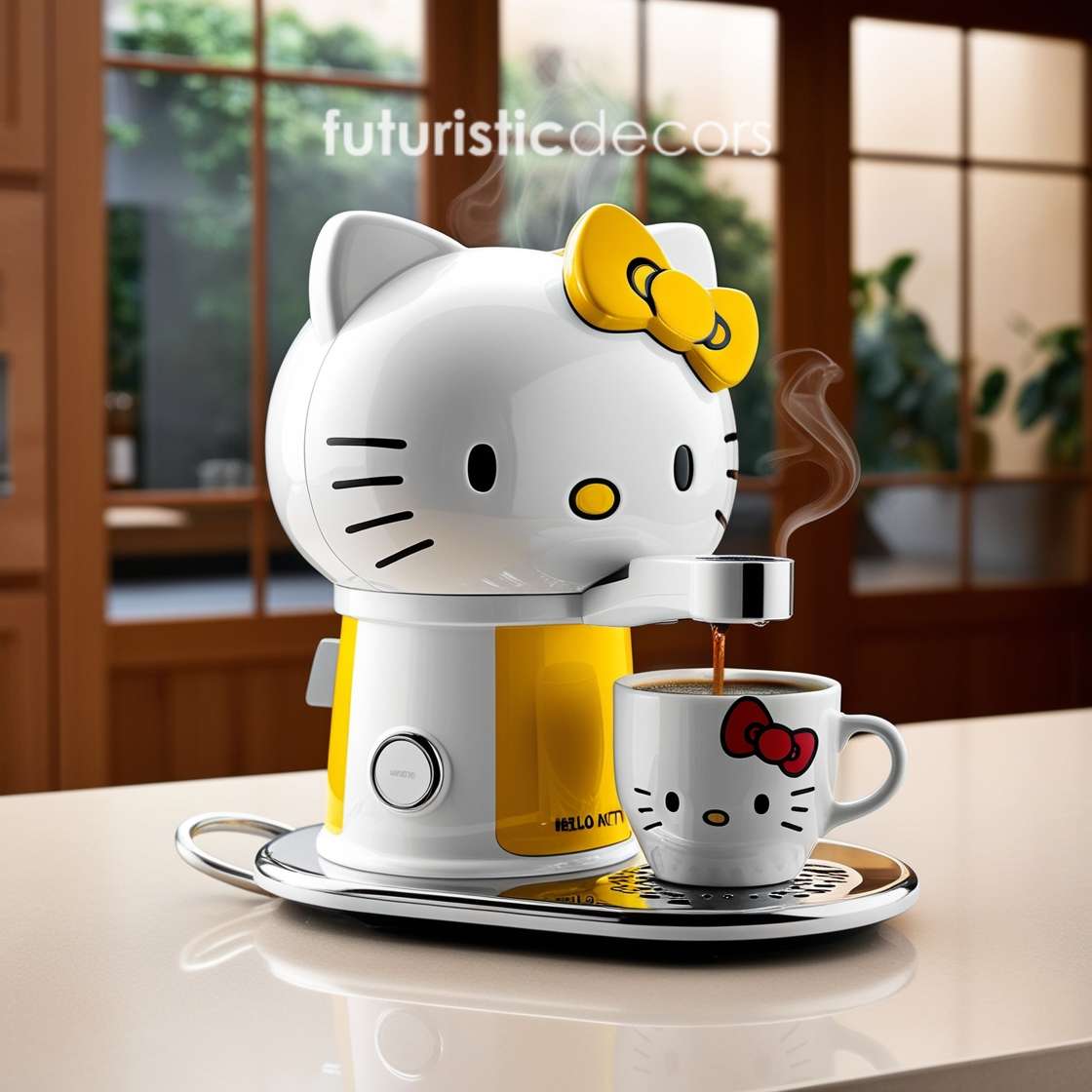 Hello Kitty Inspired Coffee Maker