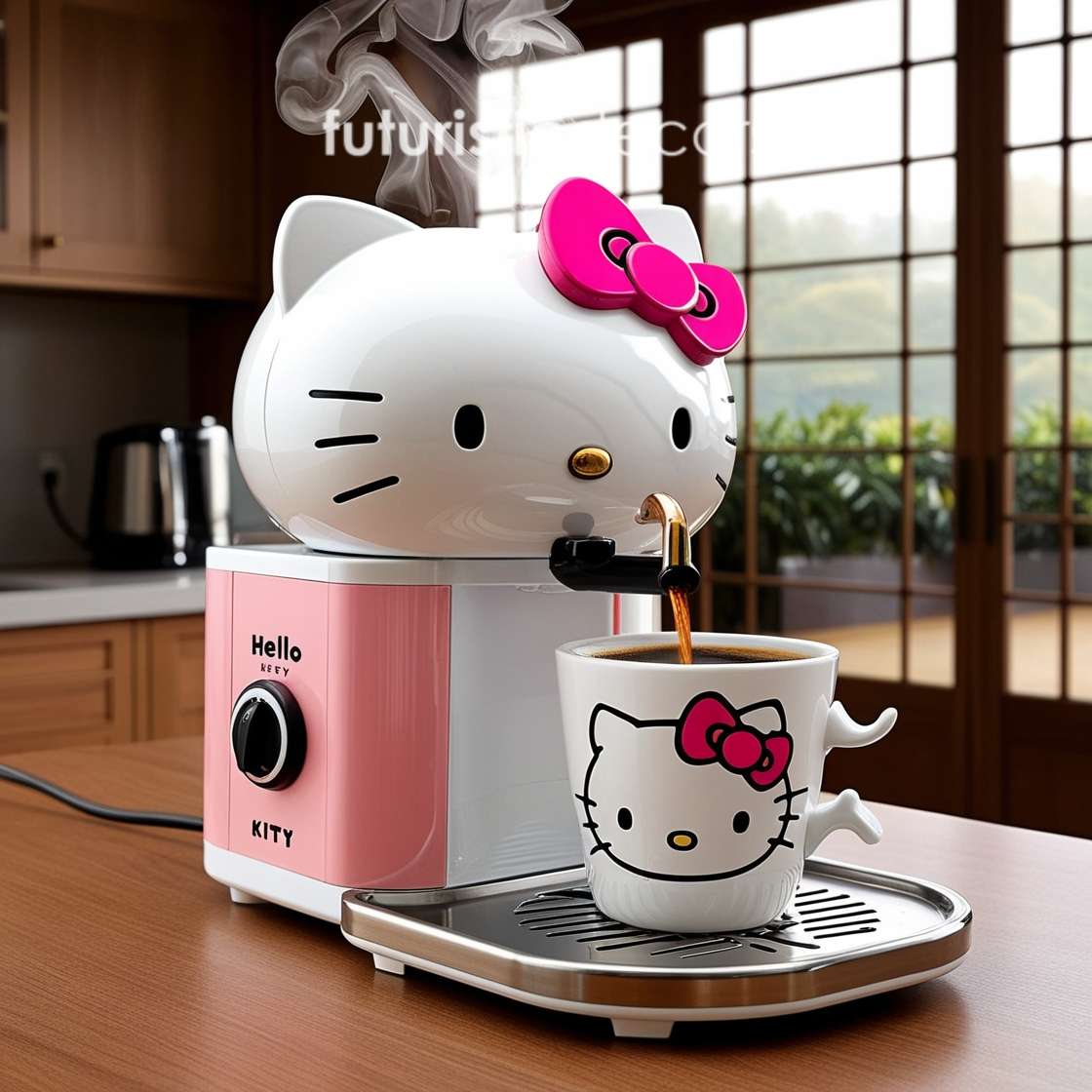 Hello Kitty Inspired Coffee Maker