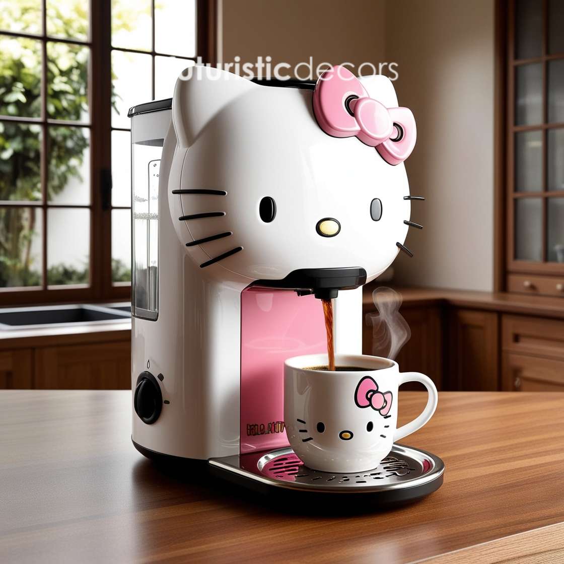 Hello Kitty Inspired Coffee Maker