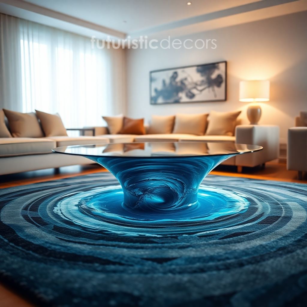 Water Vortex Coffee Table