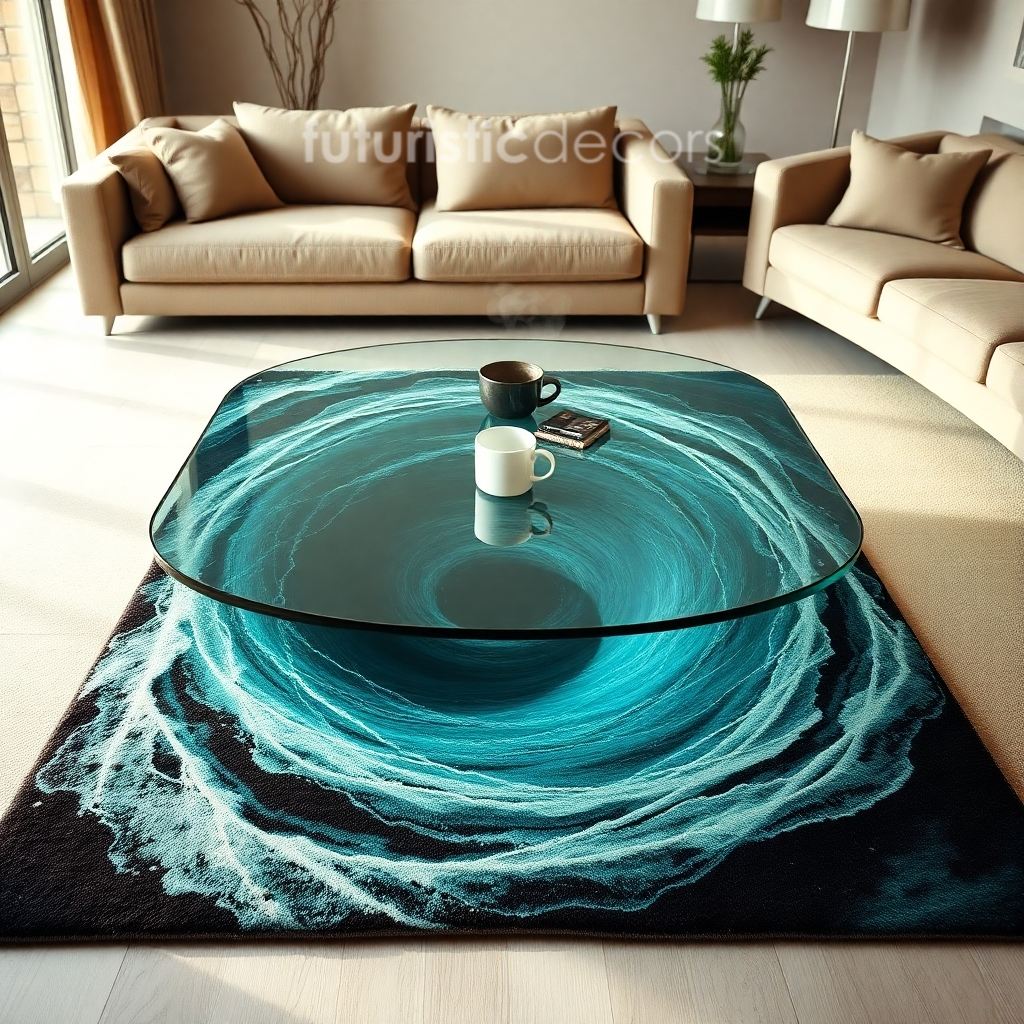 Water Vortex Coffee Table