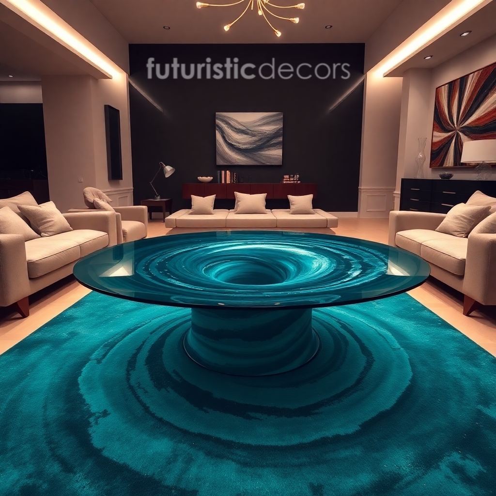 Water Vortex Coffee Table