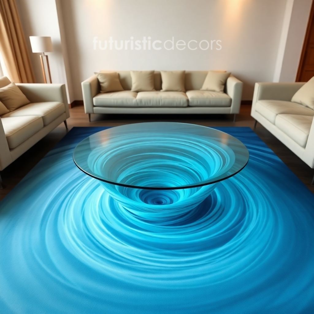 Water Vortex Coffee Table