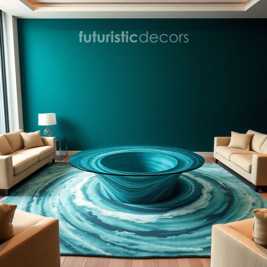 Water Vortex Coffee Table