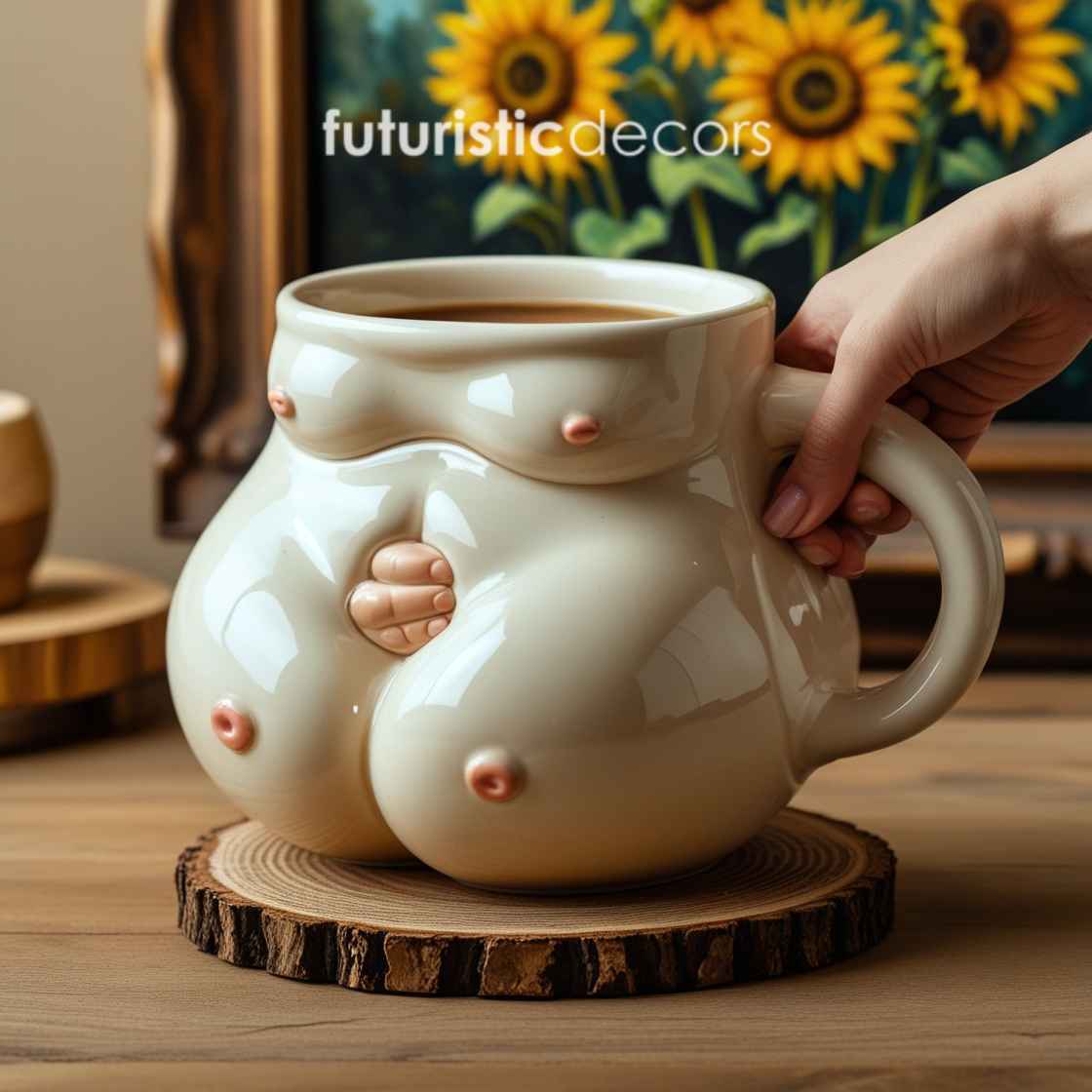 Ceramic Fat Belly Mug