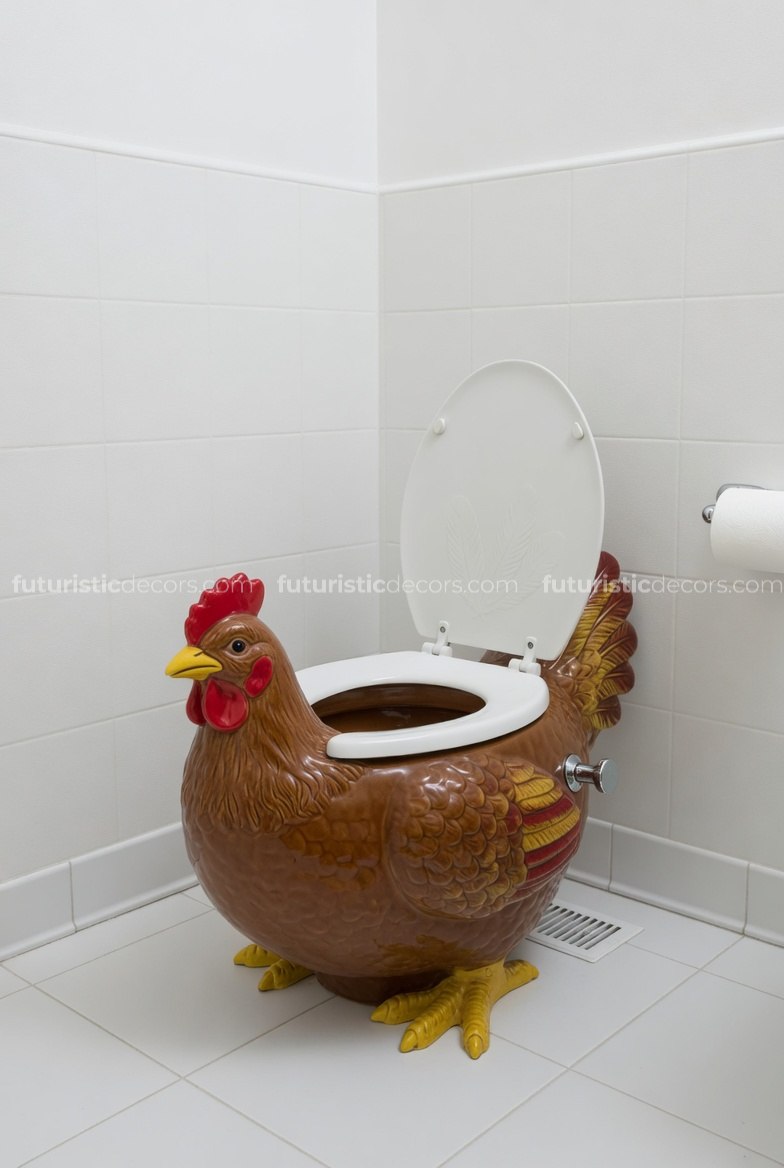 Chicken Shaped Toilets