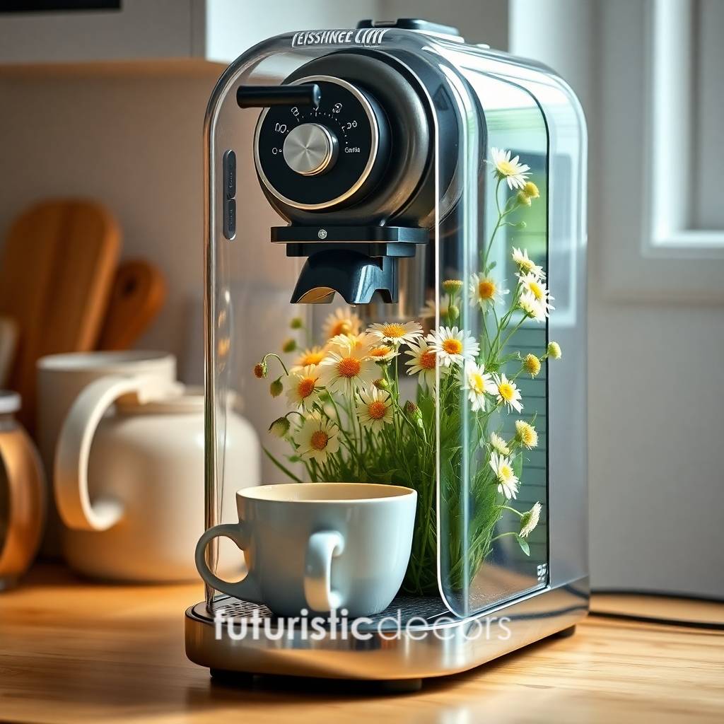 Flower Coffee Machine