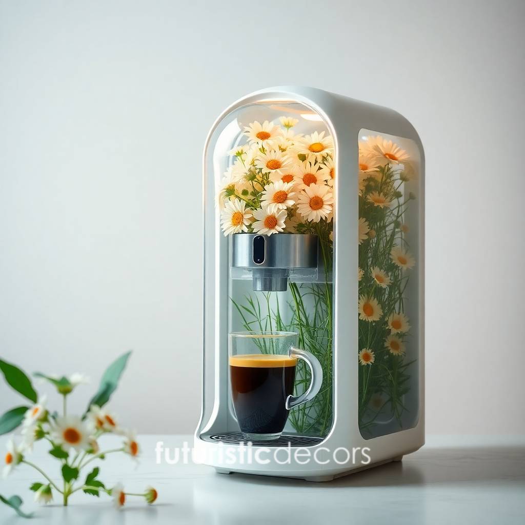 Flower Coffee Machine