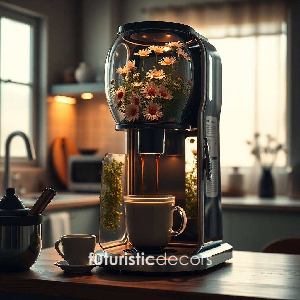 Flower Coffee Machine