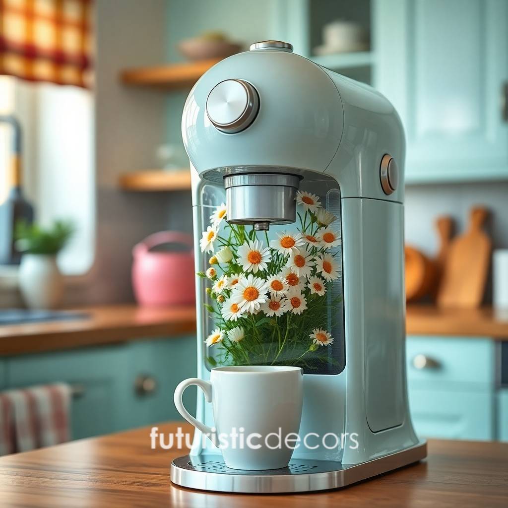 Flower Coffee Machine