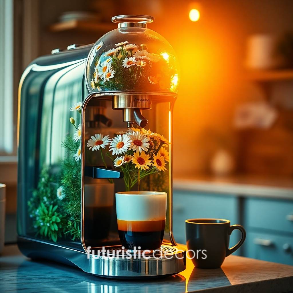 Flower Coffee Machine