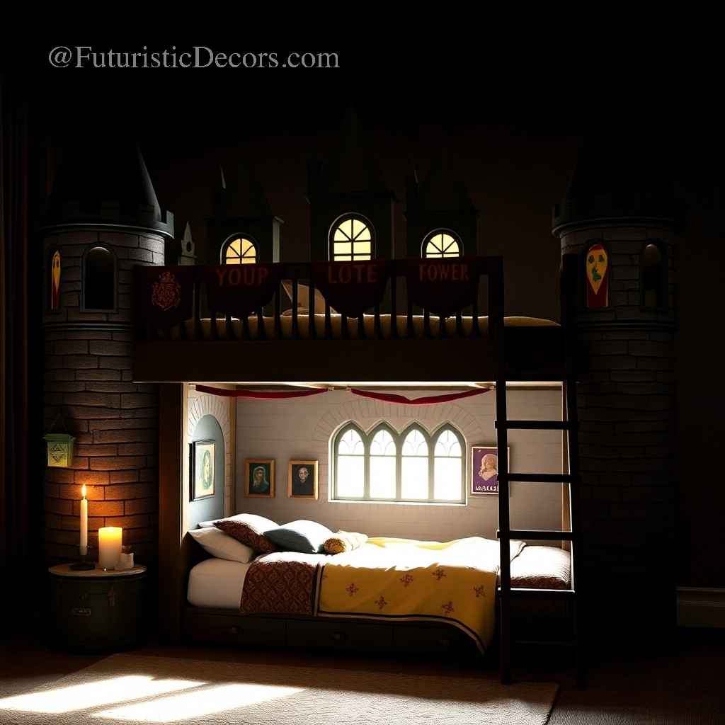 Hogwarts Castle Bunk Bed