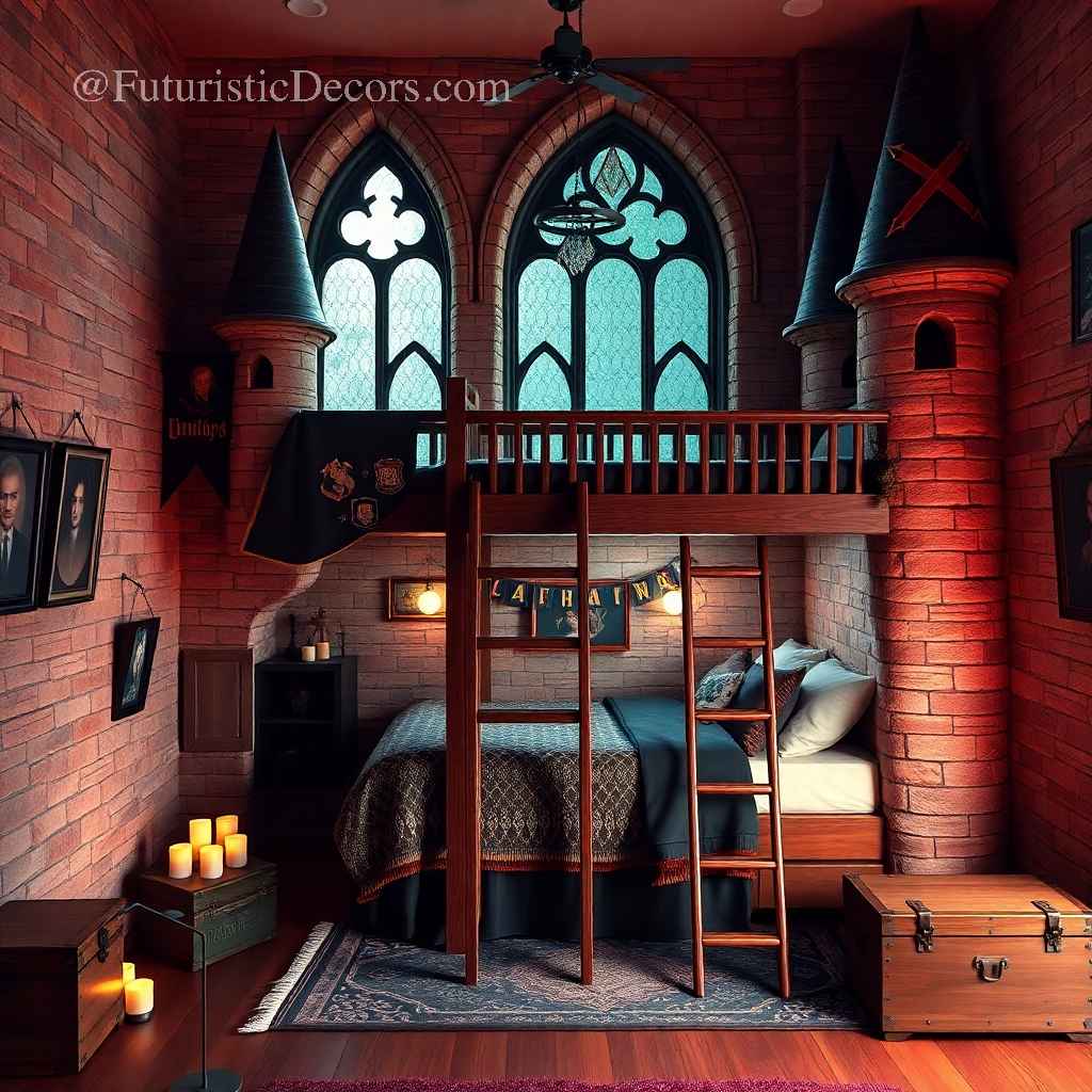 Hogwarts Castle Bunk Bed