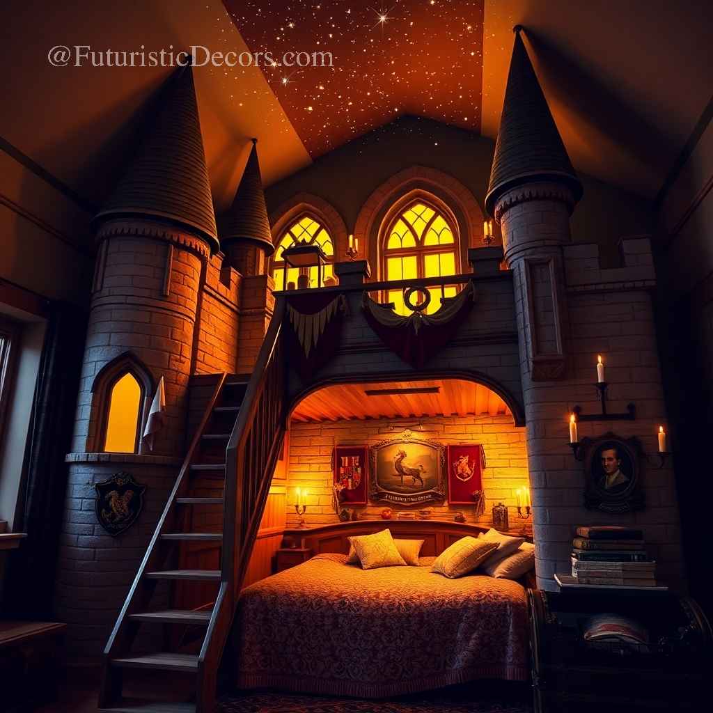 Hogwarts Castle Bunk Bed