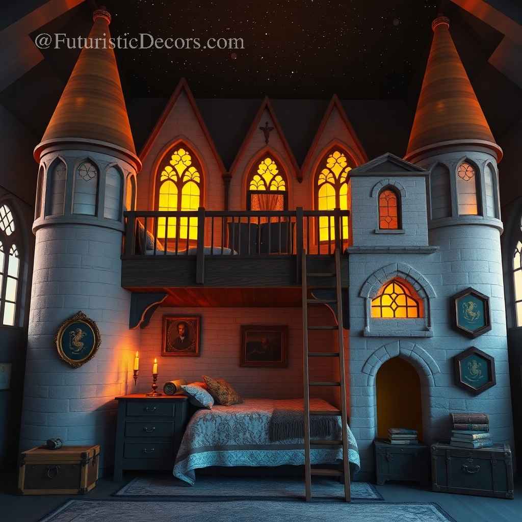 Hogwarts Castle Bunk Bed