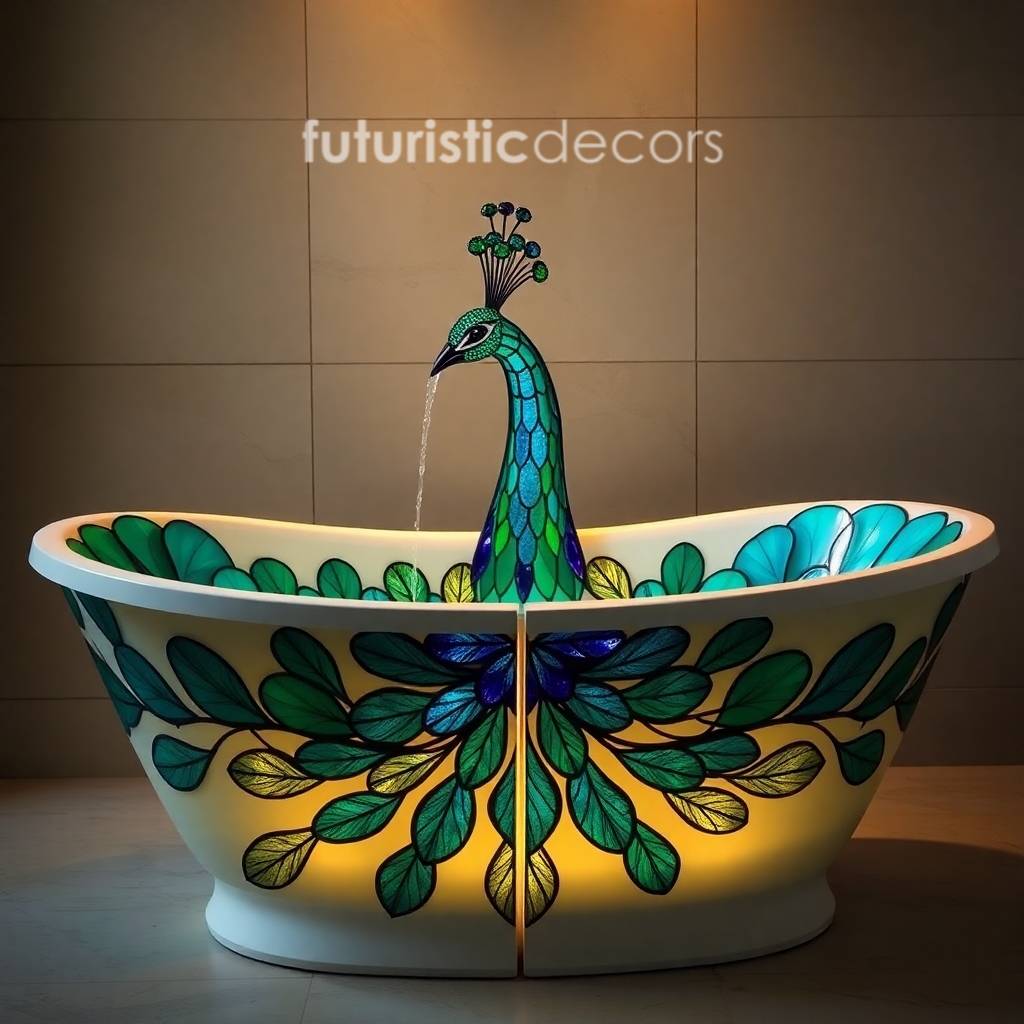 Peacock Bathtub