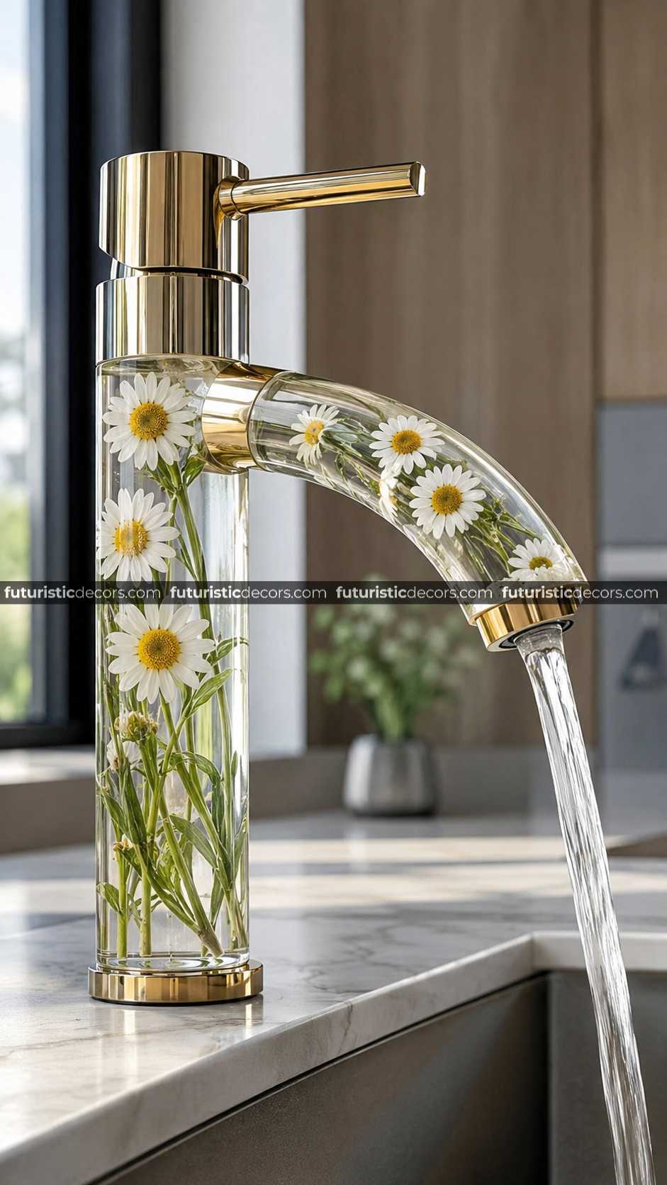 Epoxy Flower Faucets