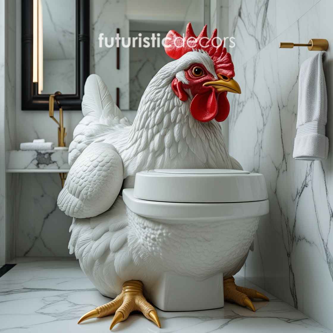 Chicken Toilets