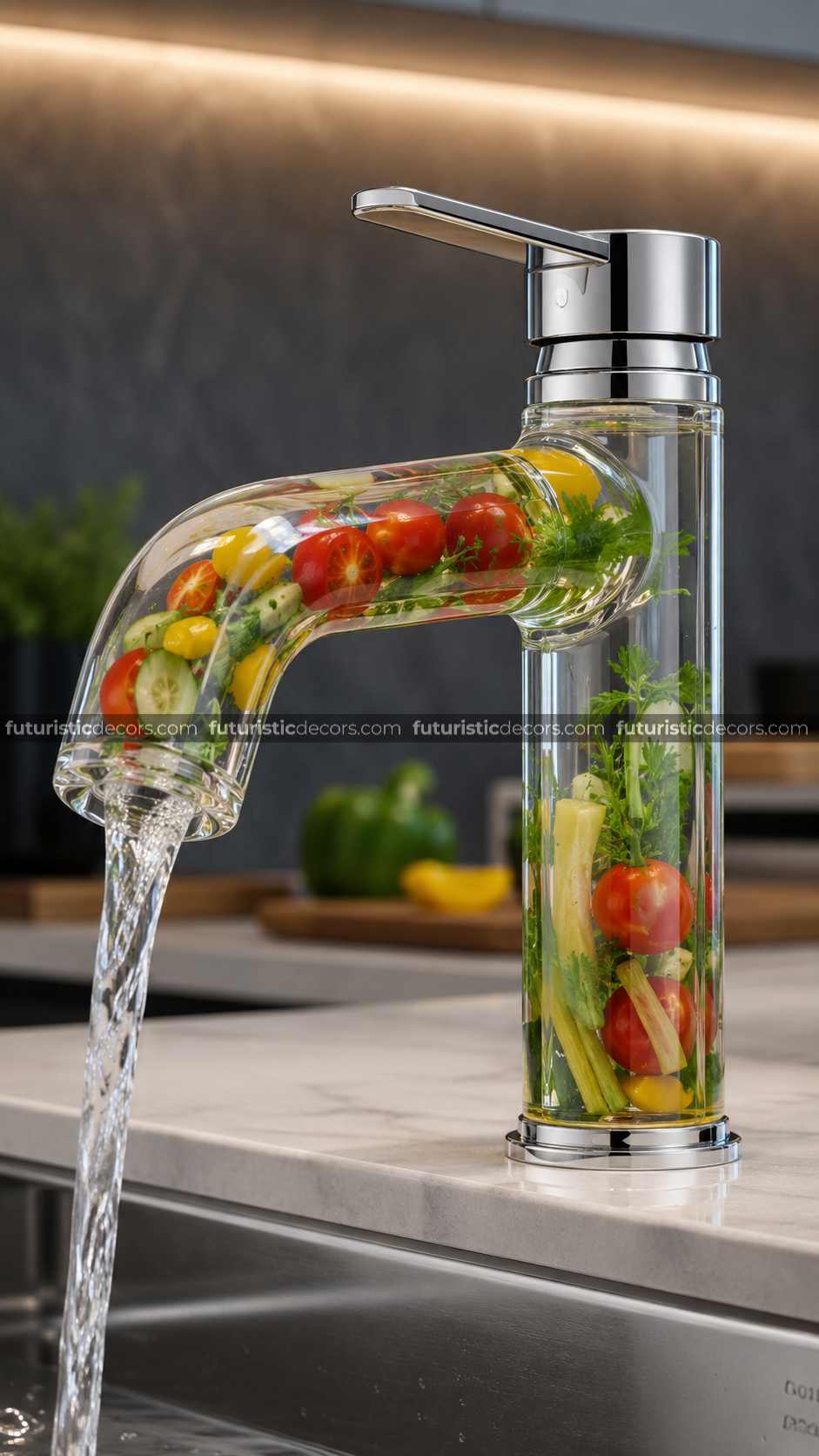 Stunning Epoxy Vegetables Faucet