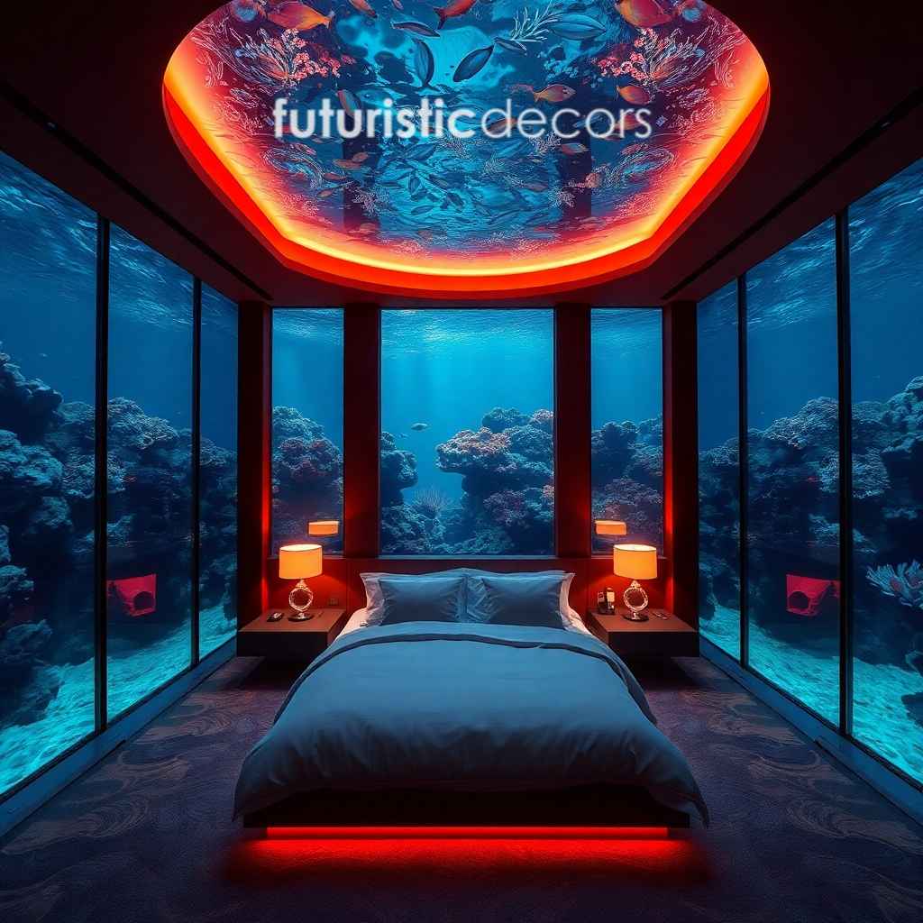 Absolutely Stunning Underwater Bedroom