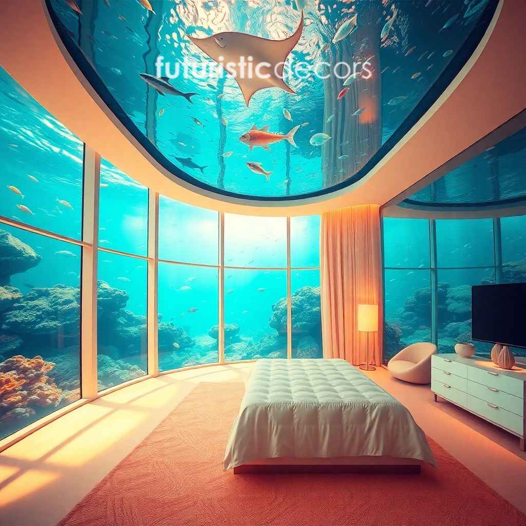 Absolutely Stunning Underwater Bedroom