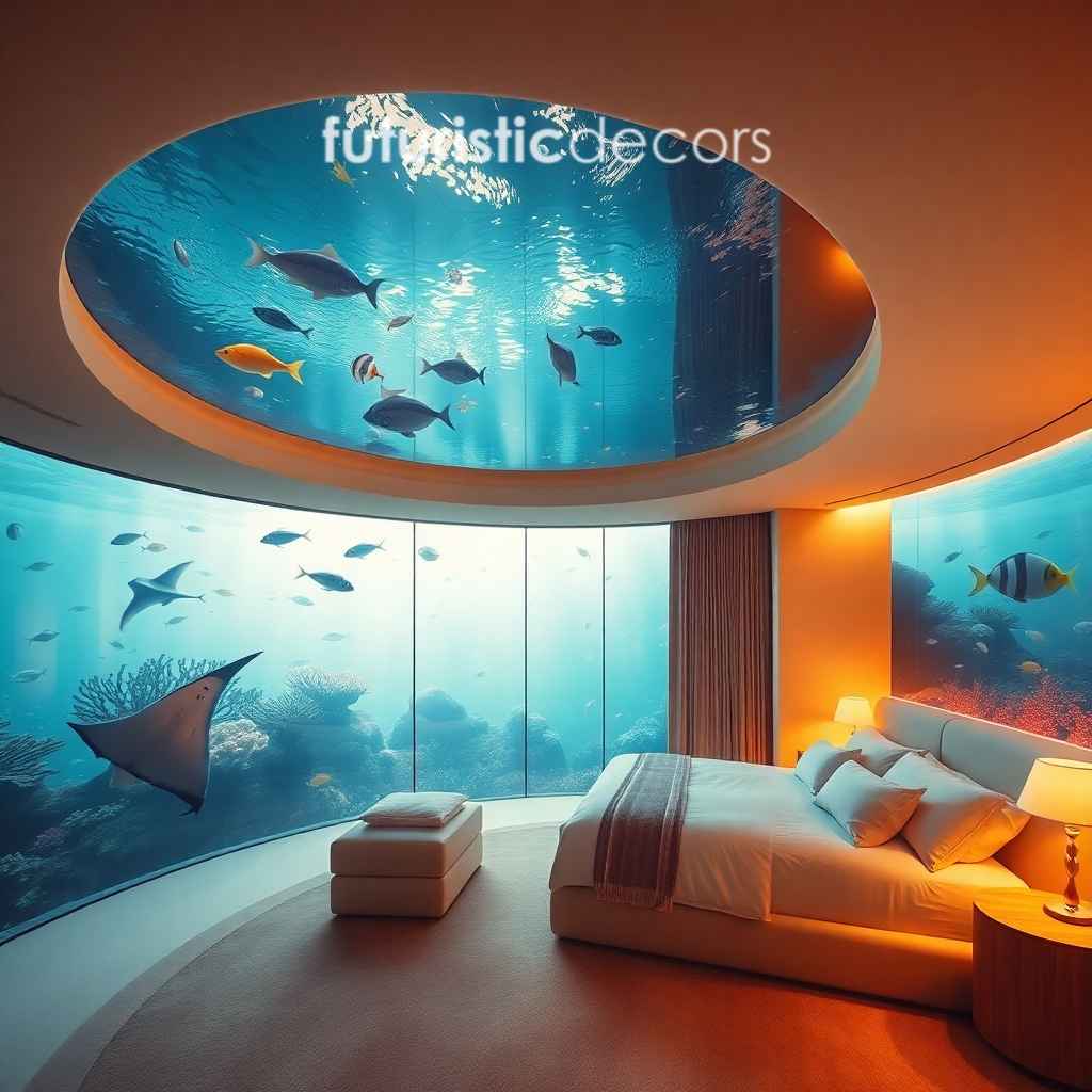 Absolutely Stunning Underwater Bedroom