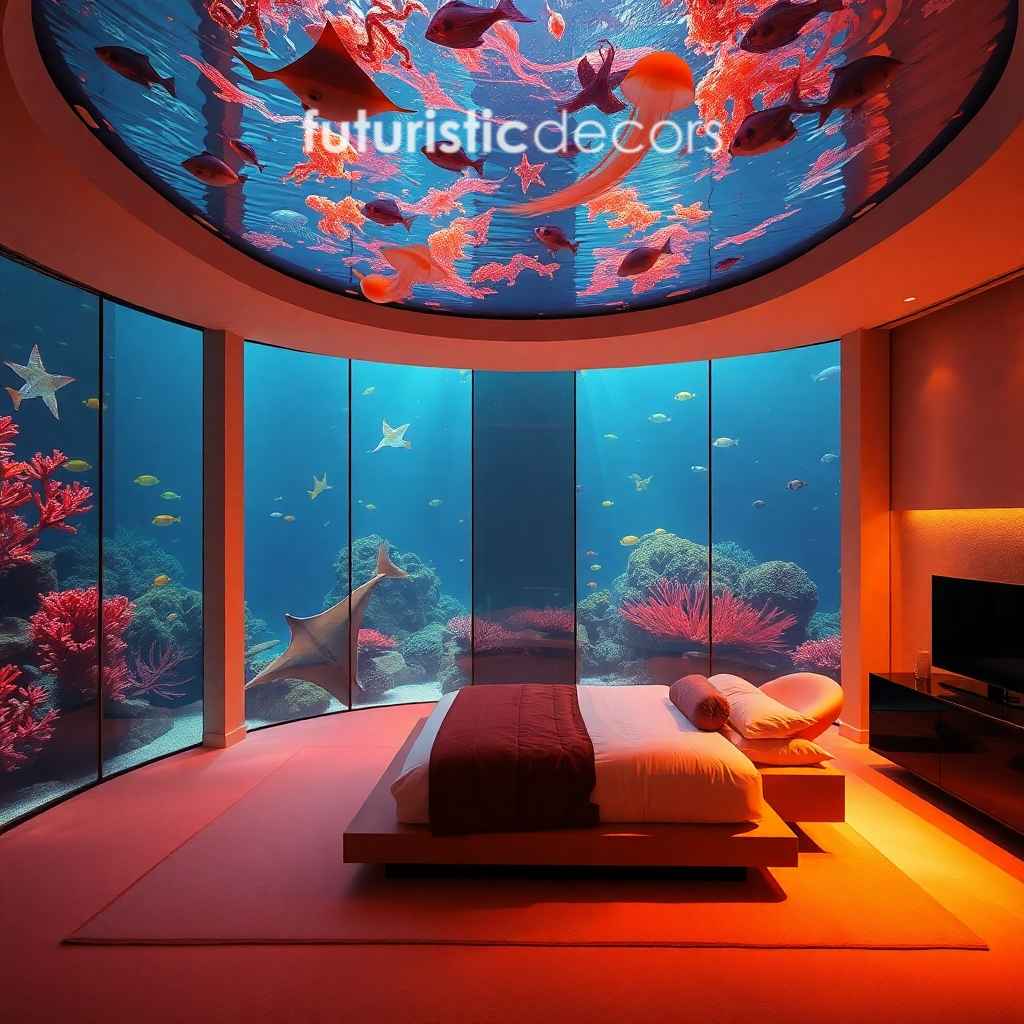 Absolutely Stunning Underwater Bedroom