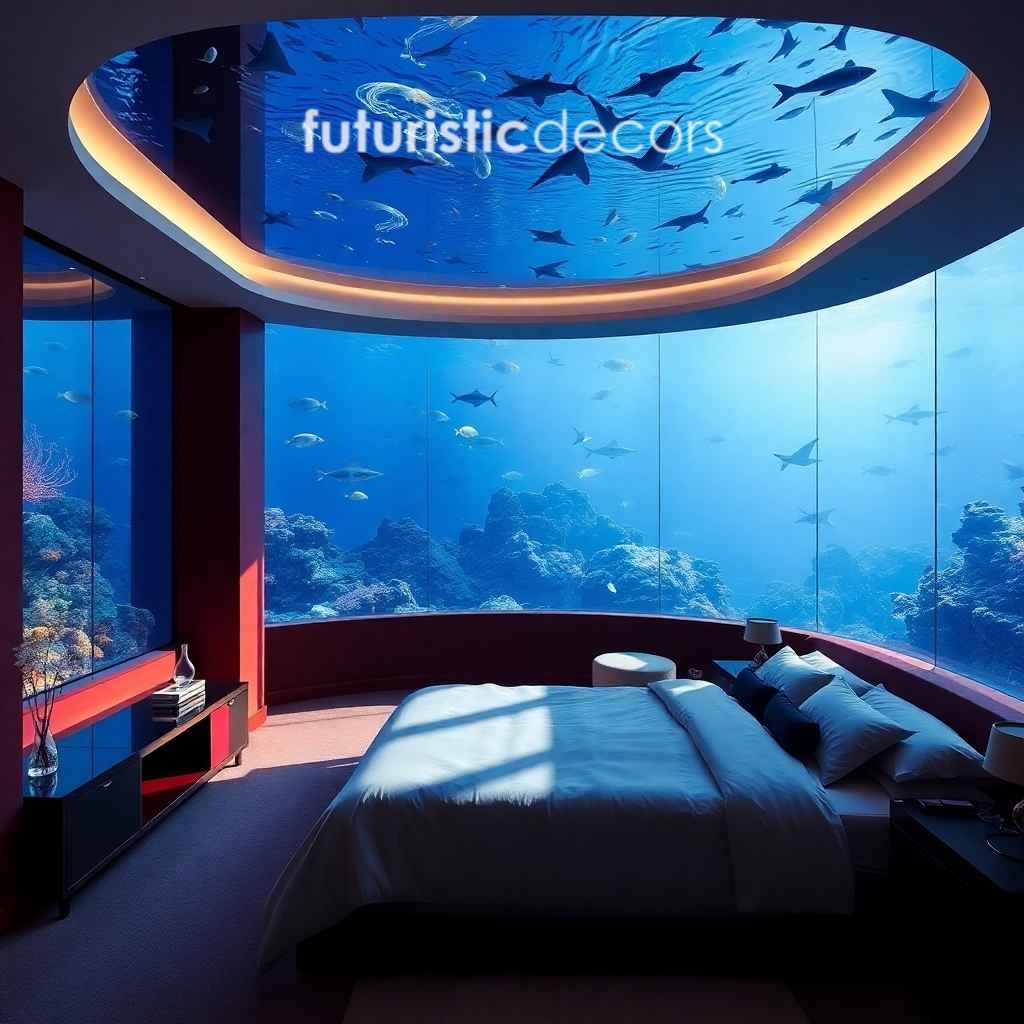 Absolutely Stunning Underwater Bedroom