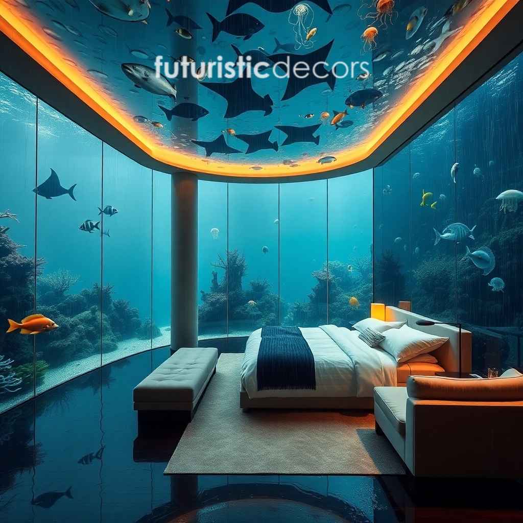 Absolutely Stunning Underwater Bedroom