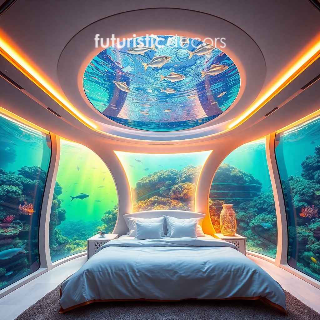 Absolutely Stunning Underwater Bedroom